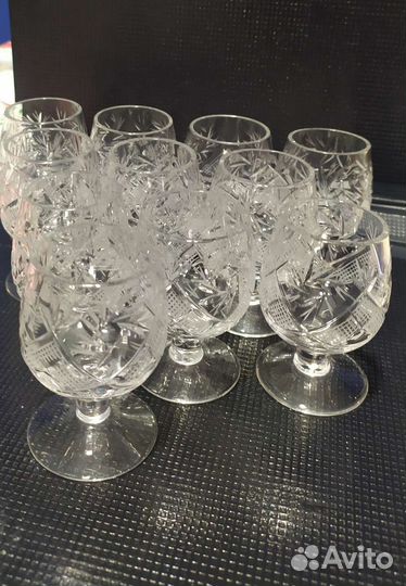 Хрустальные рюмки СССР