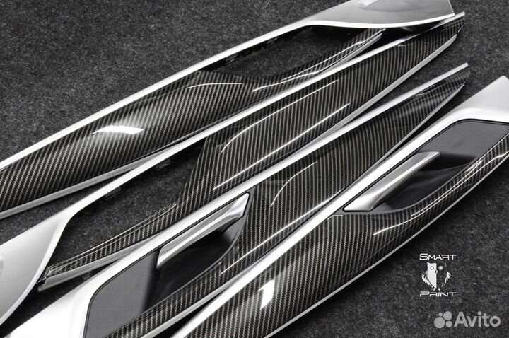 Планки салона под карбон BMW G30