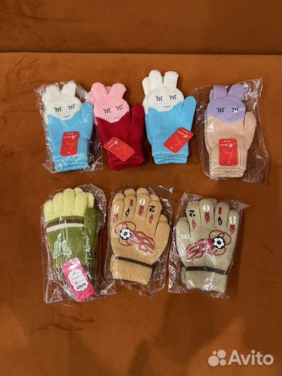 Варежки и перчатки детские