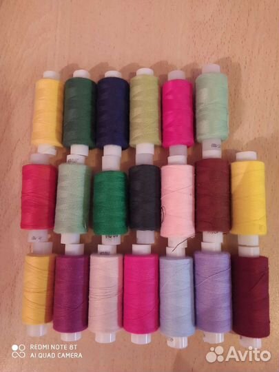 Набор ниток для шитья. Иглы для слабовидящих