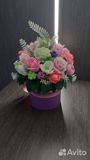 Мыльный букет ручной работы