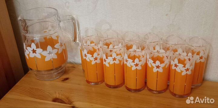 Наборы стаканов с графинами на 12 персон