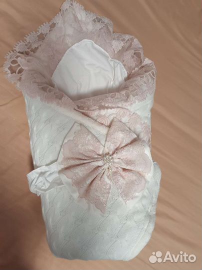 Конверт на выписку для девочки зима