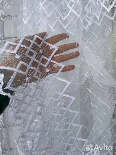 Ромбики тюль