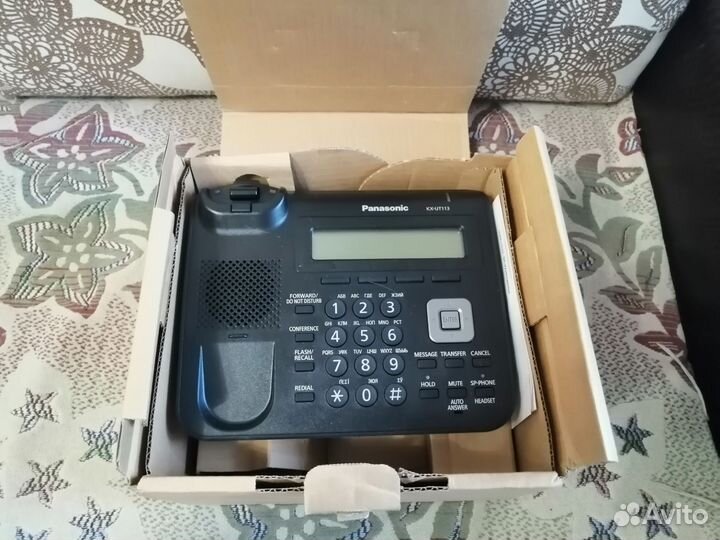 Sip телефон Panasonic kx-ut113ru-b
