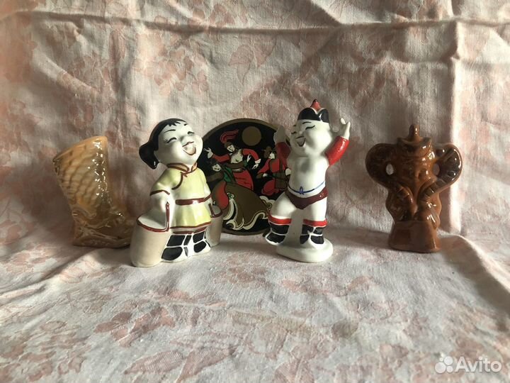 Фарфоровые статуэтки времен СССР 1975 Монголия