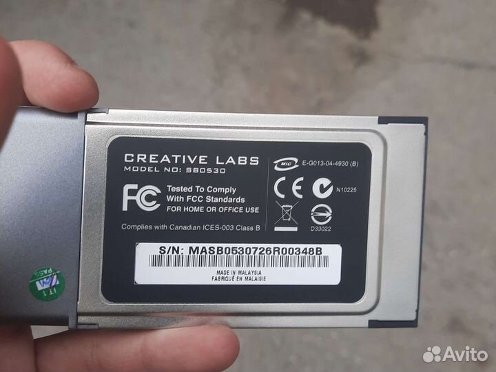 Звуковая карта creative sound blaster