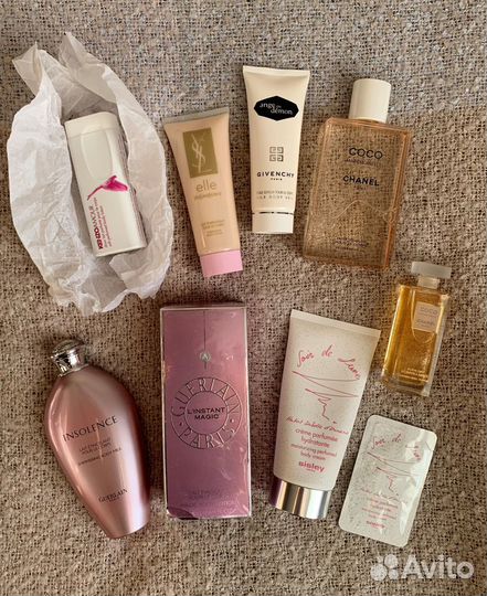 Парфюмированные кремы и лосьоны для тела