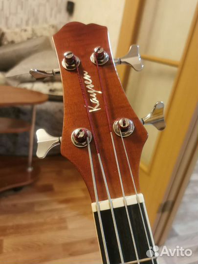 Бас гитара электро акустическая, 4 струны