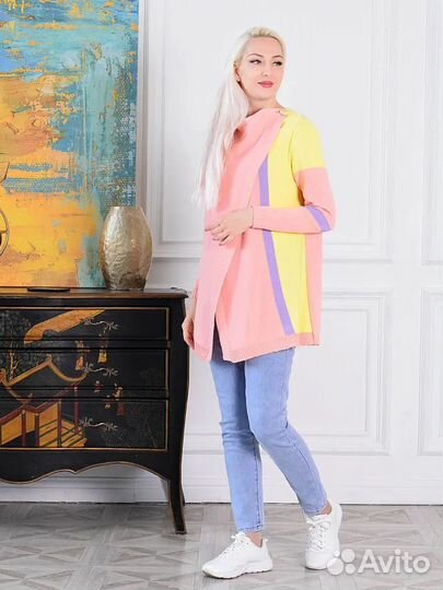 Кардиган ассиметричный 48-50