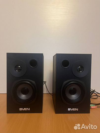 Колонки Sven SPS-580, Полочная акустика Свен 2.0