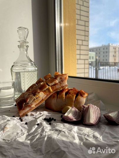 Сало соленое, копчёное