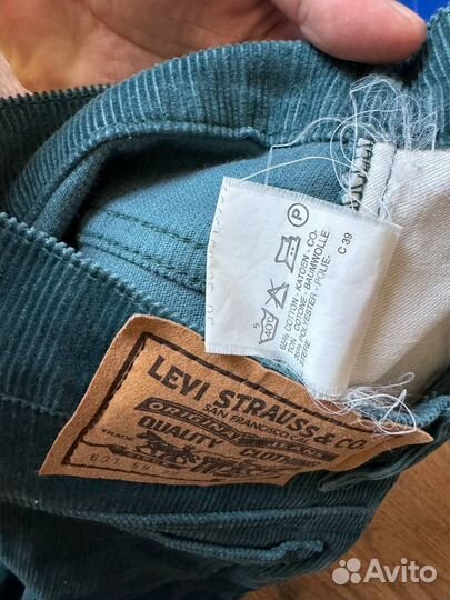 Джинсы Levis 631 Вельвет Винтаж