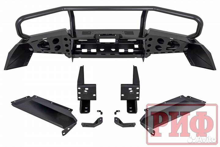 Бампер силовой риф Toyota Land Cruiser Prado 120