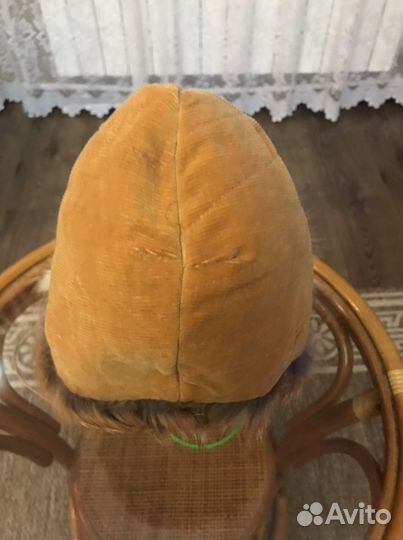 Шапка из лисы с хвостом