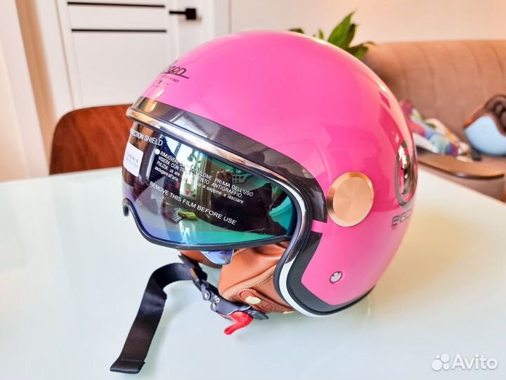 Мотоциклетный шлем beon, универсальный для мопеда