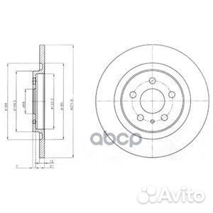 BG3741 Диск тормозной citroen C8/fiat ulysse/PE