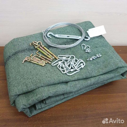 Шторы гаражные, мягкие окна, пологи, материал метр