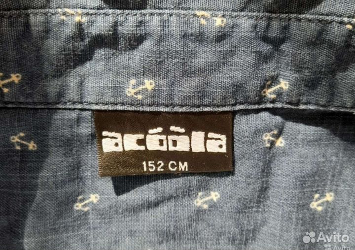 Рубашки, джинсовка в о/с на 10-13 лет