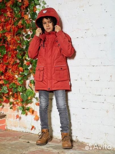 Парка для мальчика утепленная