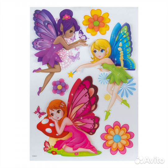 Наклейка 3D Вингс RCA 0501