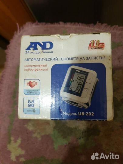 Тонометр автоматический на запястье and ub-202