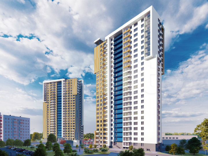2-к. квартира, 68,9 м², 8/24 эт.