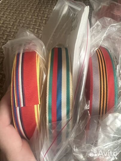 Лента под медали 60 видов 24мм