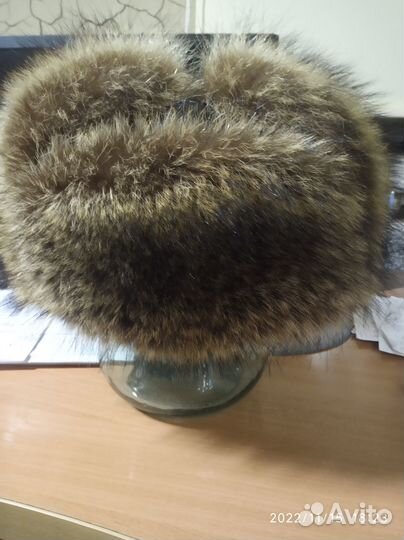 Шапка ушанка мужская нат мех