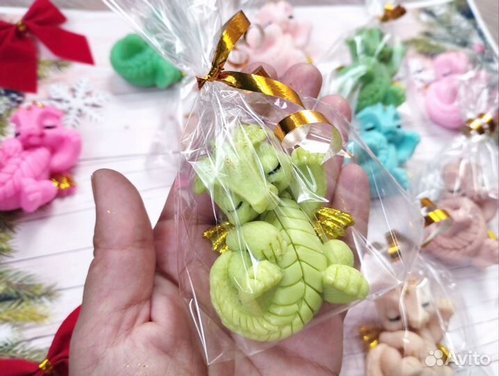 Мыло ручной работы дракон