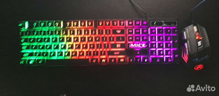 Игровая мышь и клавиатура Imice X7