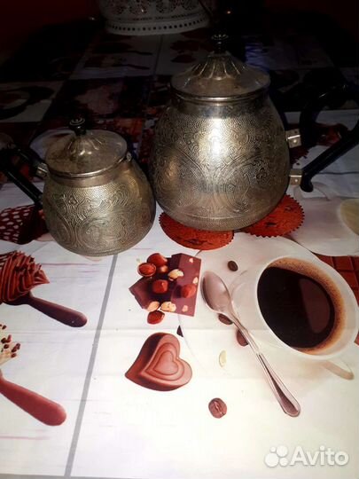 Столовый набор мельхиор