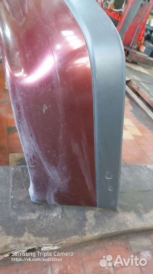 Бампер задний на ауди 80 б3
