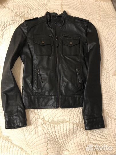 Куртка кожаная
