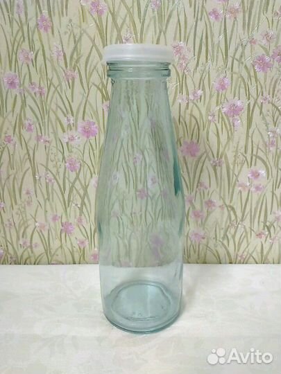 Молочная бутылка 0.5 л с крышкой