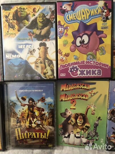 DVD диски с мультфильмами