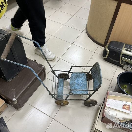 Детские санки каталка времён СССР винтаж (Сзр)