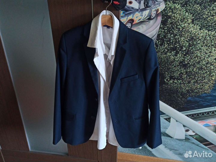 Пиджак школьный для мальчика 134