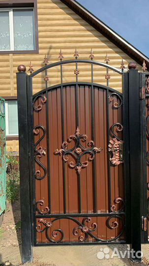 Ворота кованые