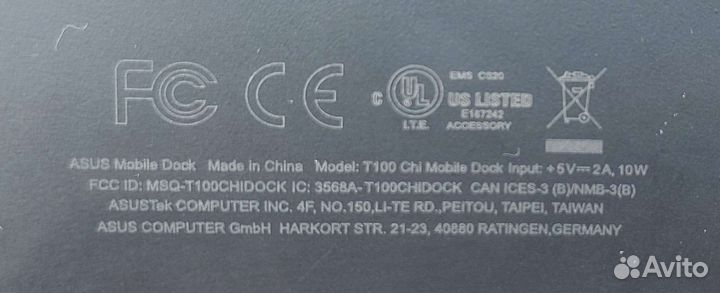 Ноутбук asus transformer T100CHI