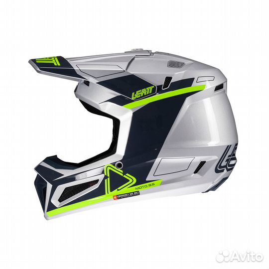 Мотошлем Leatt Moto 3.5 Helmet Kit (Steel, XL, 20