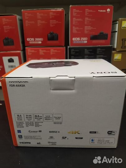 Видеокамера Sony FDR-AX43A (Новый-Гарантия)