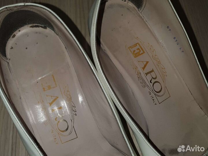Туфли натуральная кожа 37 винтаж