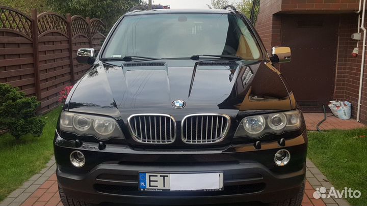 Накладки на зеркала (нерж) BMW X5 E53 (новые)
