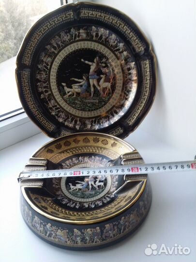 Настенная тарелка и пепельница Греция