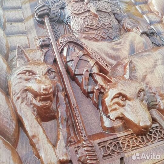 Картина резная кедр