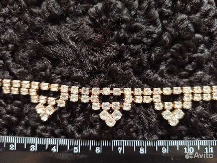 Колье-чокер, ожерелье. Чехословакия. Винтаж