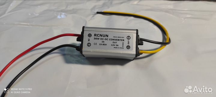 Dc Dc convertor 15-80 VDC to 12VDC 3A 36 Вт rcnun