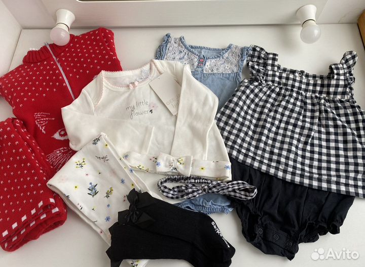 Одежда пакетом для девочки 80-86 gee jay carter’s