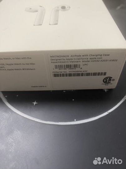 Наушники Airpods 2 (оригинал)